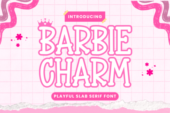 Barbie Charm: The Slab Serif with a Playful Wobble