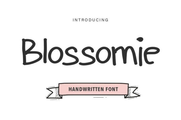 Blossomie: A Typeface That Whispers of Handmade Joy