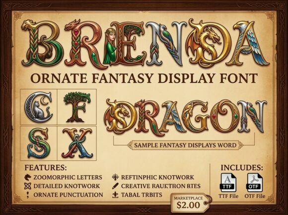 Brenda: A Bold Typeface That Commands Attention