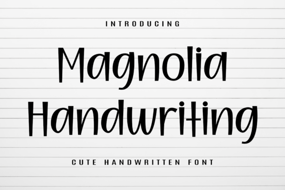 Discovering the Gentle Flow of Magnolia Handwriting