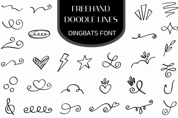 Freehand Doodle Lines: The Playful Font That Brings Ideas to Life