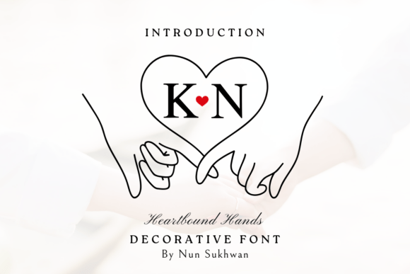 Heartbound Hands: The Creative Font with a Personal Touch