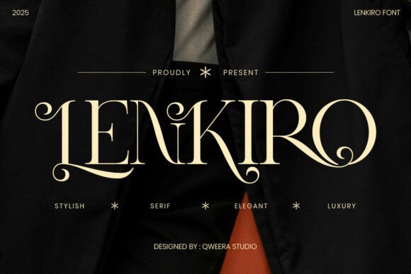 Lenkiro: Crafting Visual Stories with Elegant Serif Typography