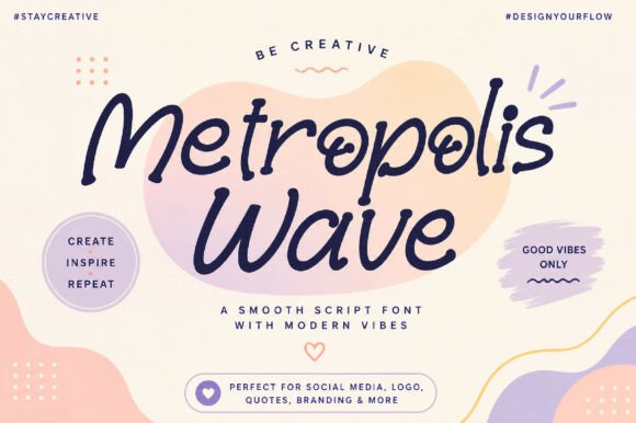 Metropolis Wave: A Fresh Take on Modern Handwritten Script