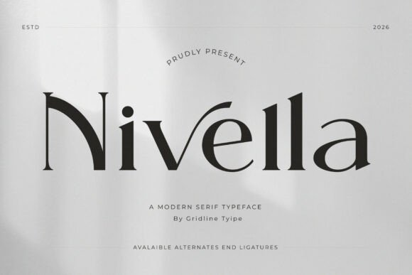 Nivella: A Typeface for Modern Sophistication
