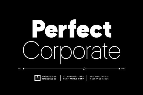 Perfect Corporate: A Typeface for Modern Business Clarity